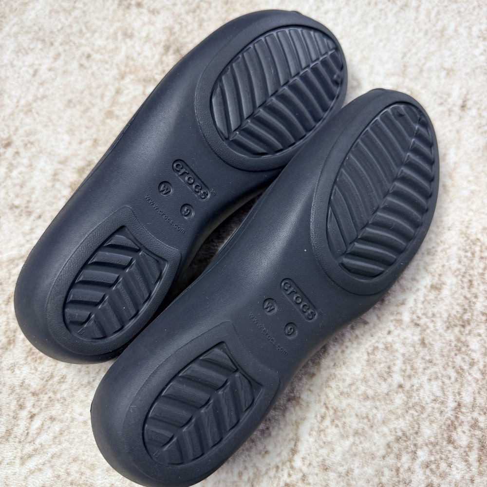 Crocs Olivia II Ballet Flats Women's Size 9 Faux Fur Lined Dual Comfort Shoes - Picture 9 of 11